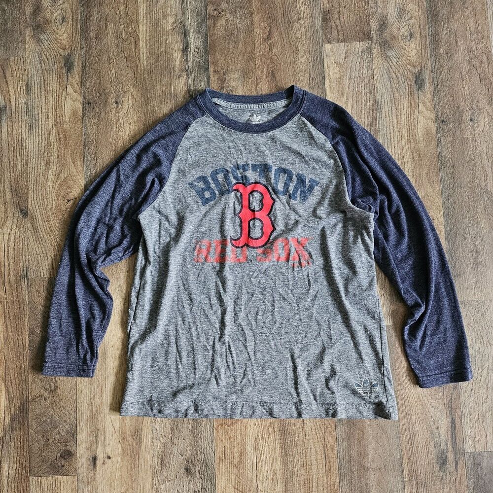 Adidas Boston Red Sox raglan shirt, size Youth M 10/12